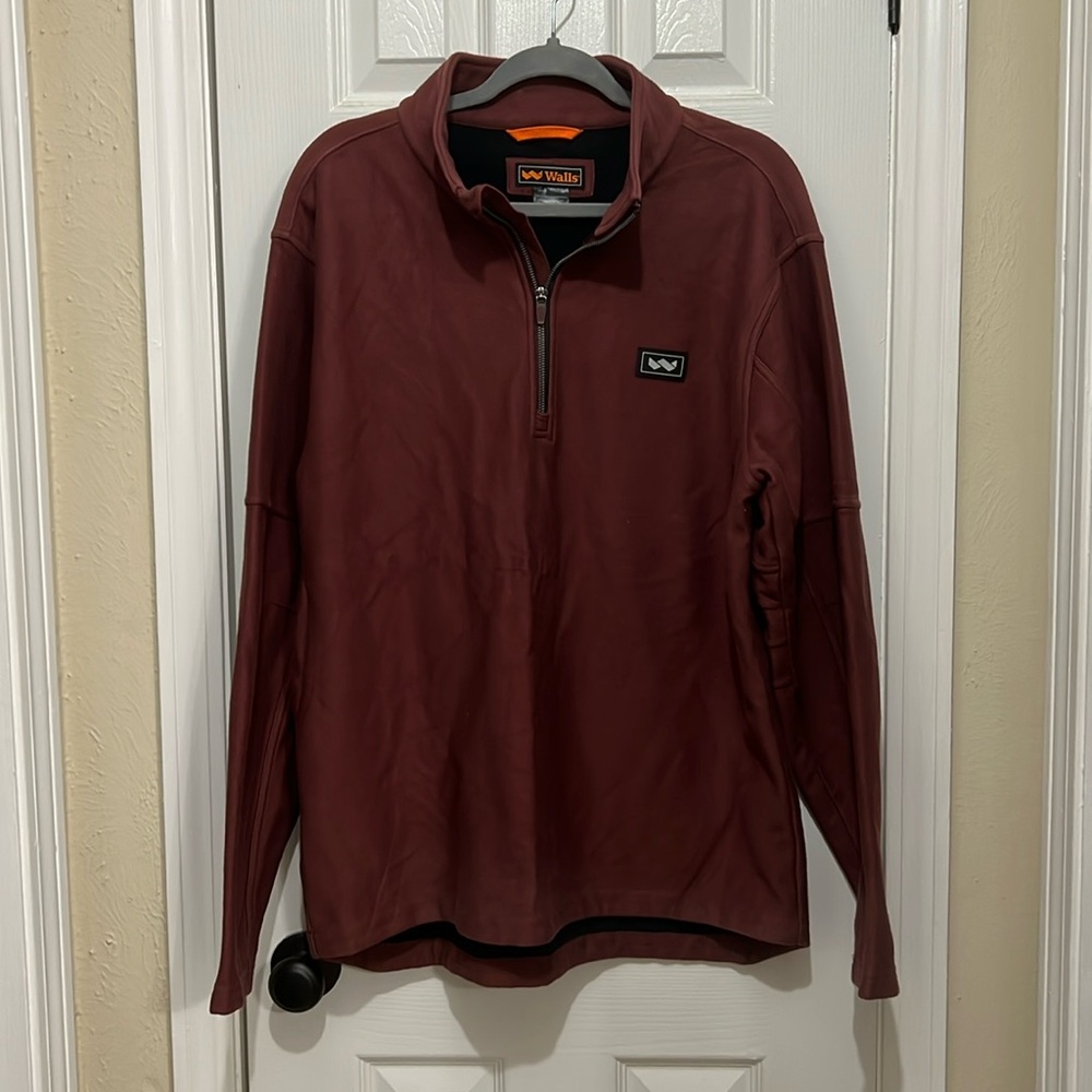 Walls Brand Men’s L heavyweight 1/4 zip - Gorgeous!